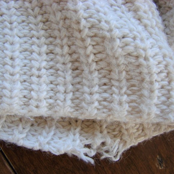 Brandy Melville Cream Oversized Knit Sweater - Picture 10 of 12